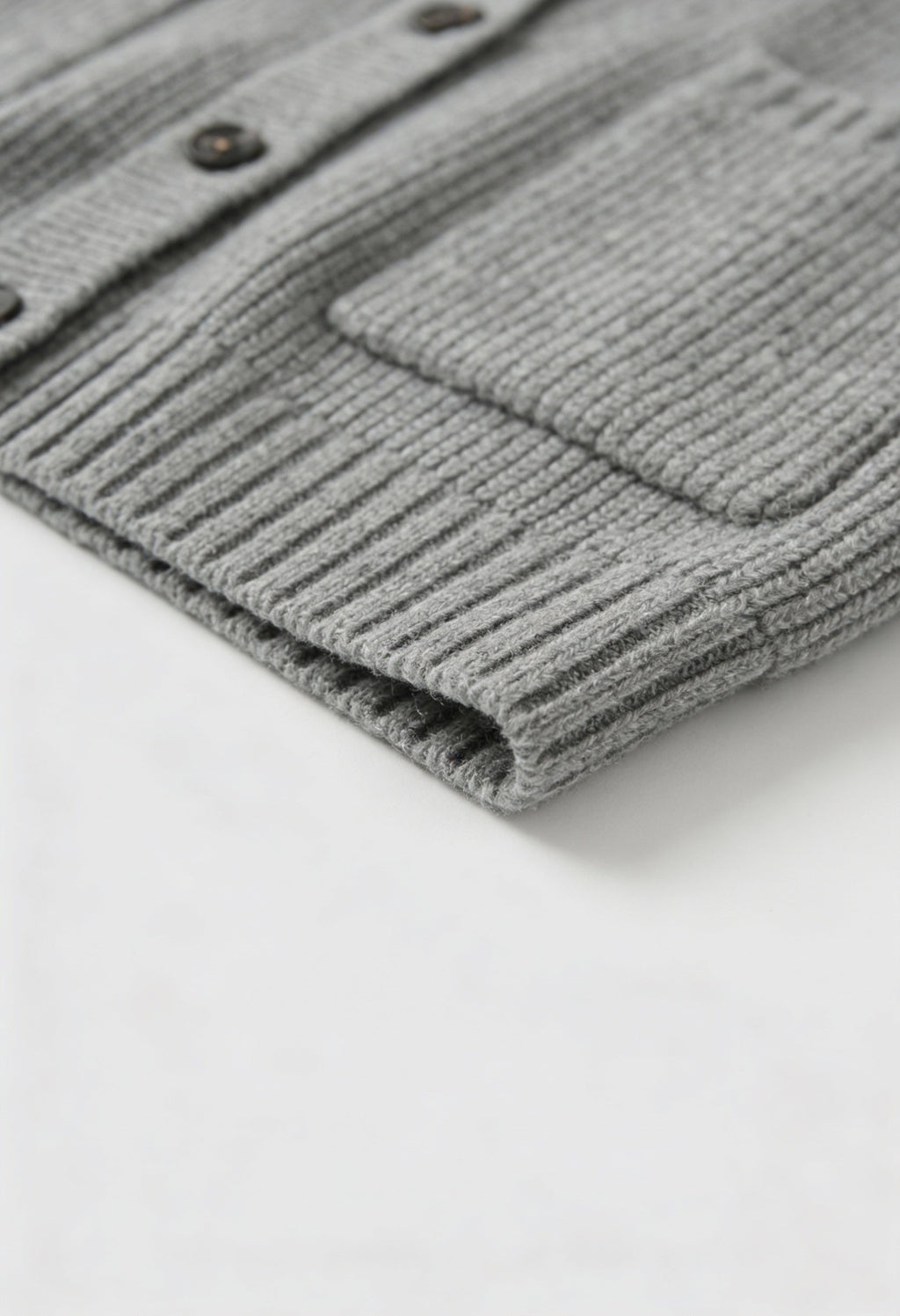 Victoria | Cozy Oversized Long Cardigan with Ribbed Details - Lumina