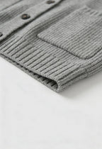 Victoria | Cozy Oversized Long Cardigan with Ribbed Details - Lumina