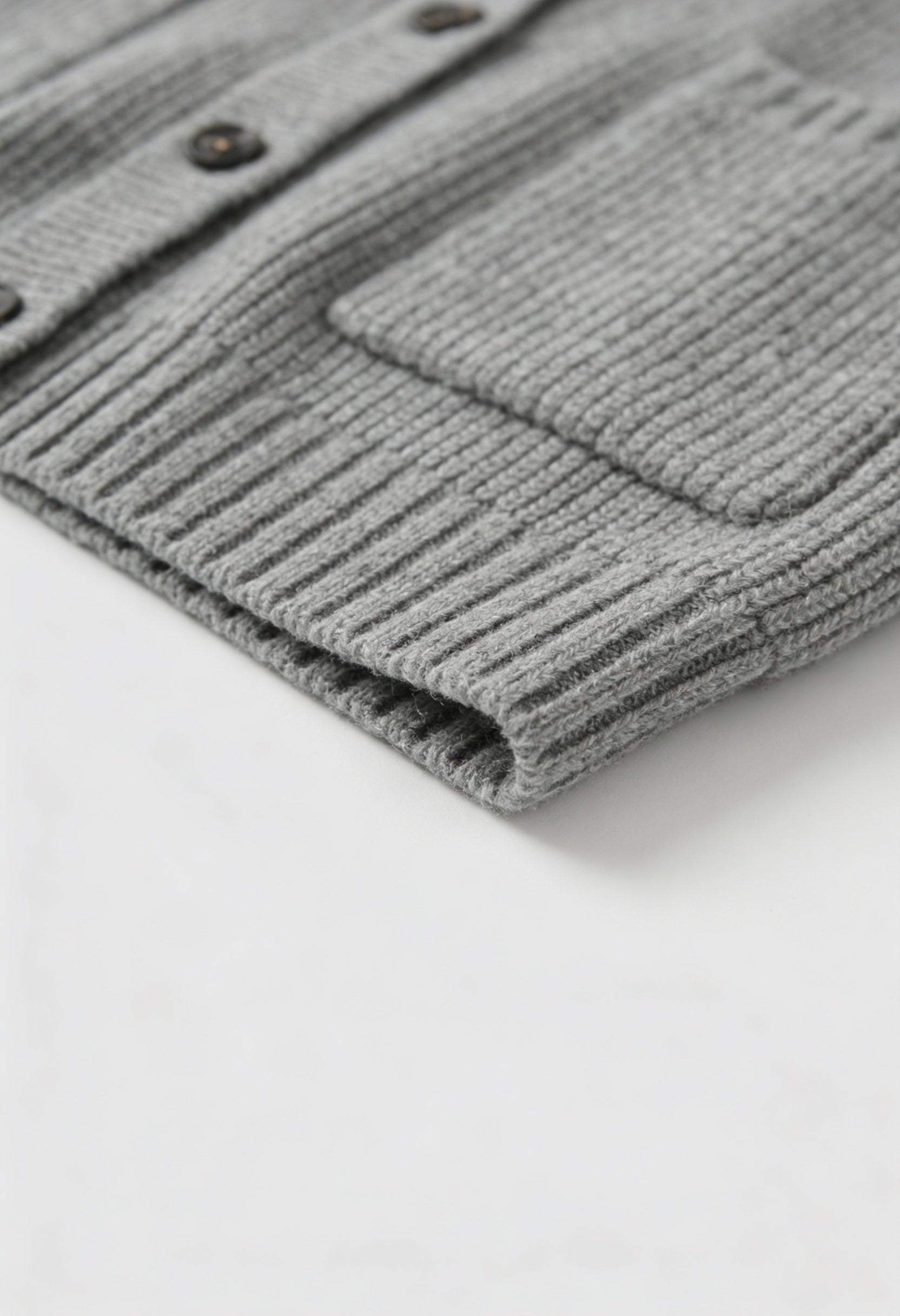 Victoria | Cozy Oversized Long Cardigan with Ribbed Details - Lumina