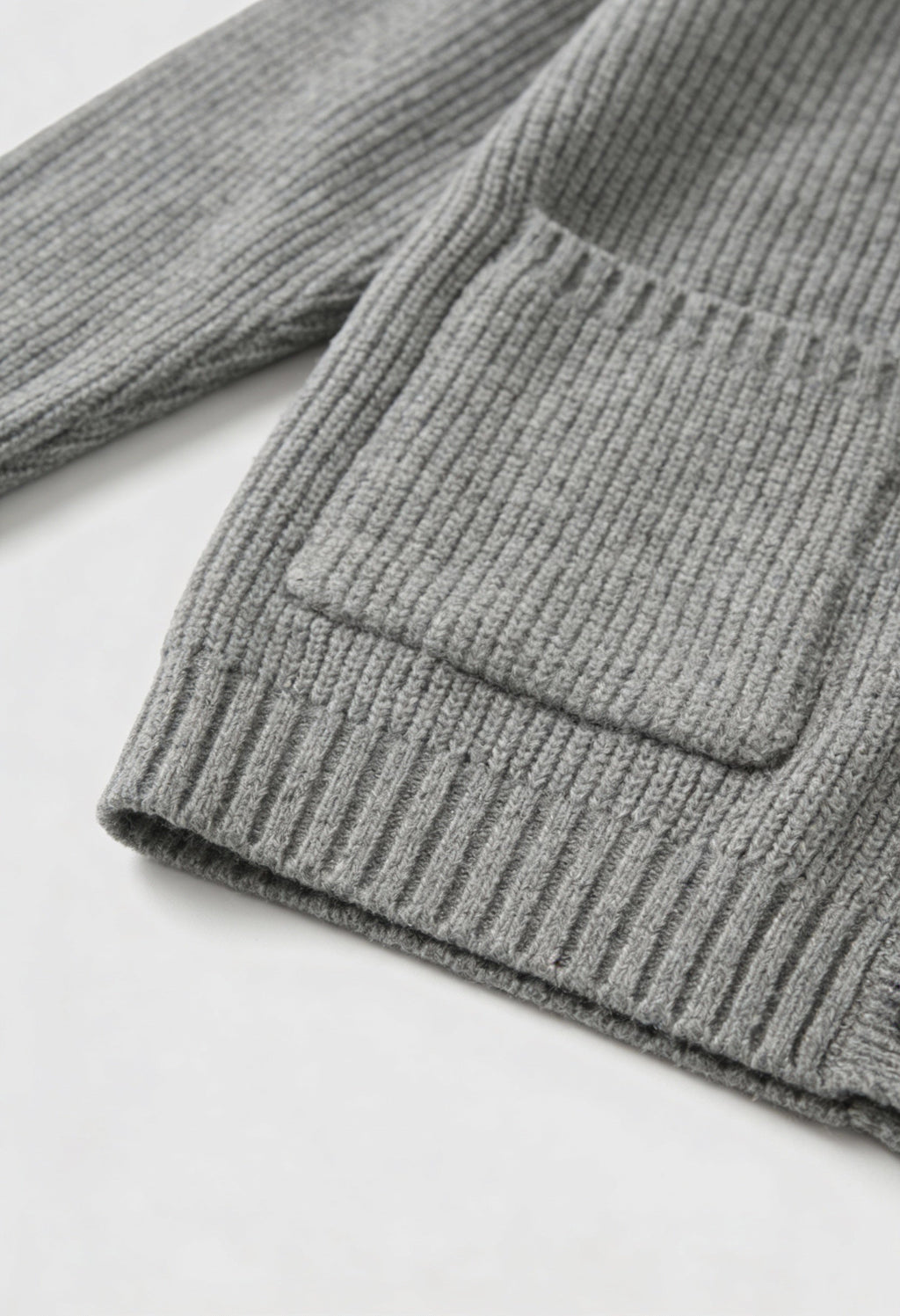 Victoria | Cozy Oversized Long Cardigan with Ribbed Details - Lumina