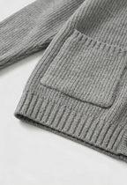 Victoria | Cozy Oversized Long Cardigan with Ribbed Details - Lumina