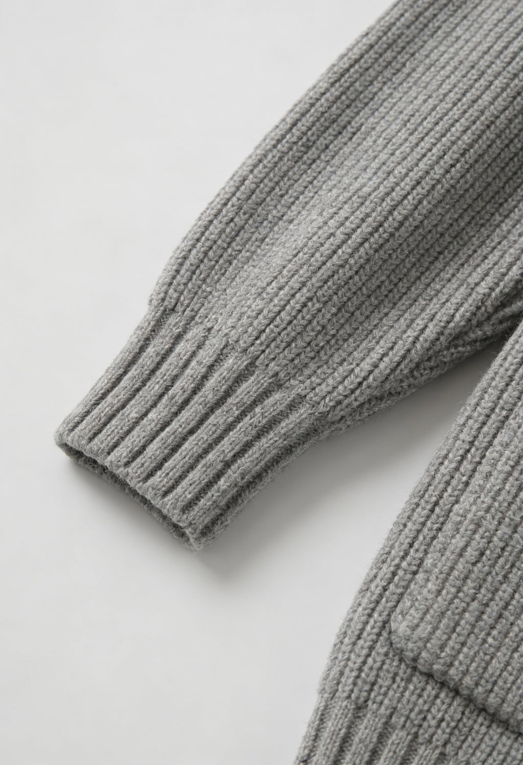 Victoria | Cozy Oversized Long Cardigan with Ribbed Details - Lumina