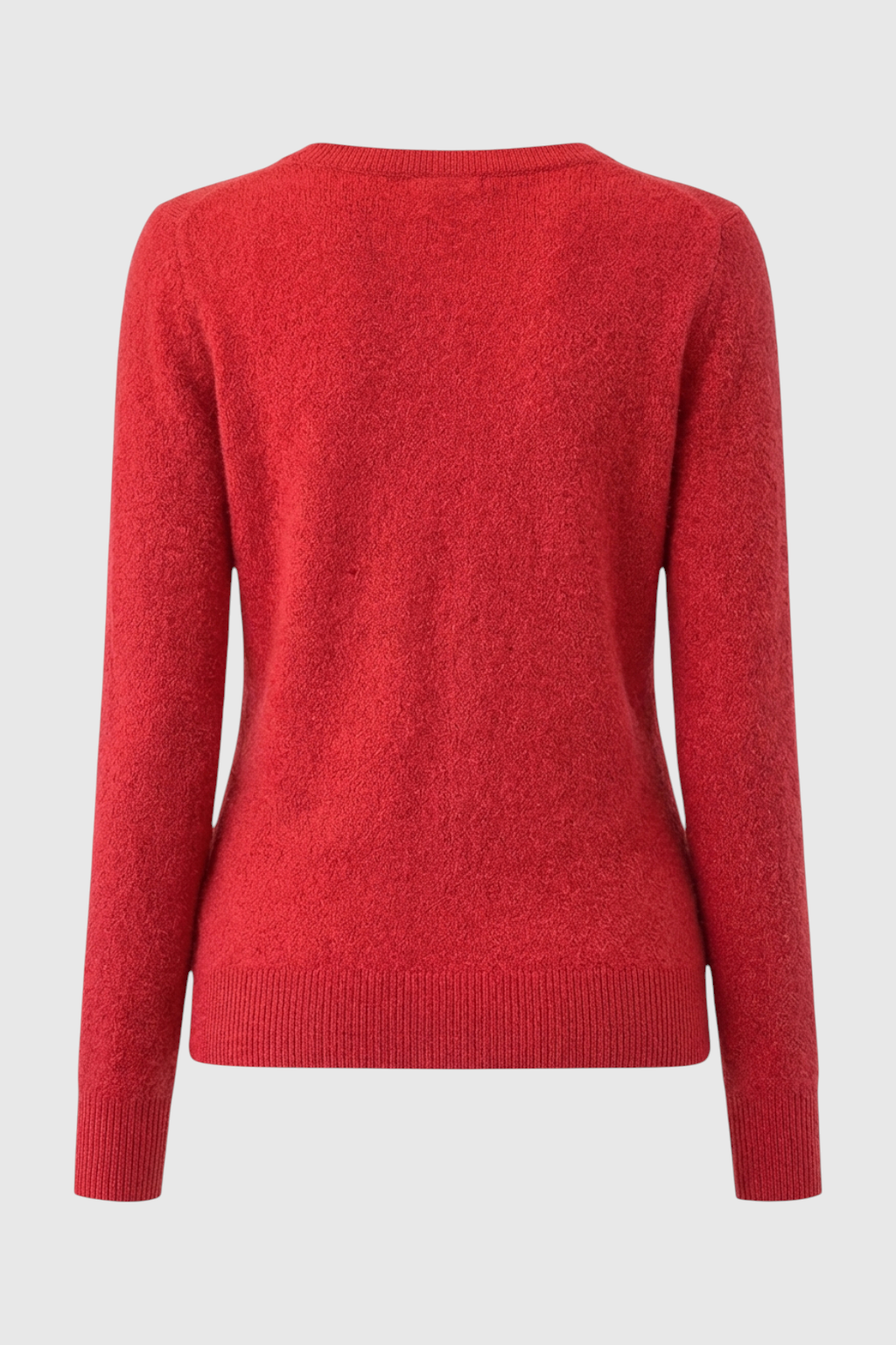 Victoria | Cozy Red Sweater with Flattering Fit - Lumina