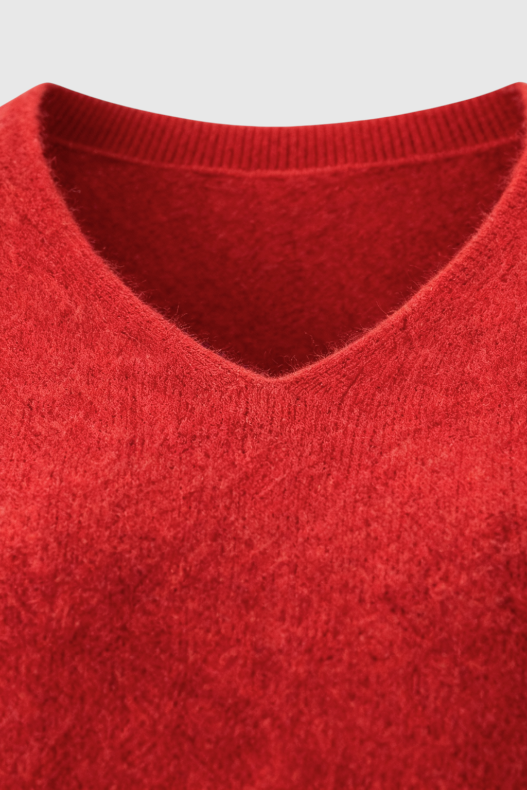 Victoria | Cozy Red Sweater with Flattering Fit - Lumina