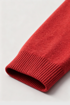 Victoria | Cozy Red Sweater with Flattering Fit - Lumina