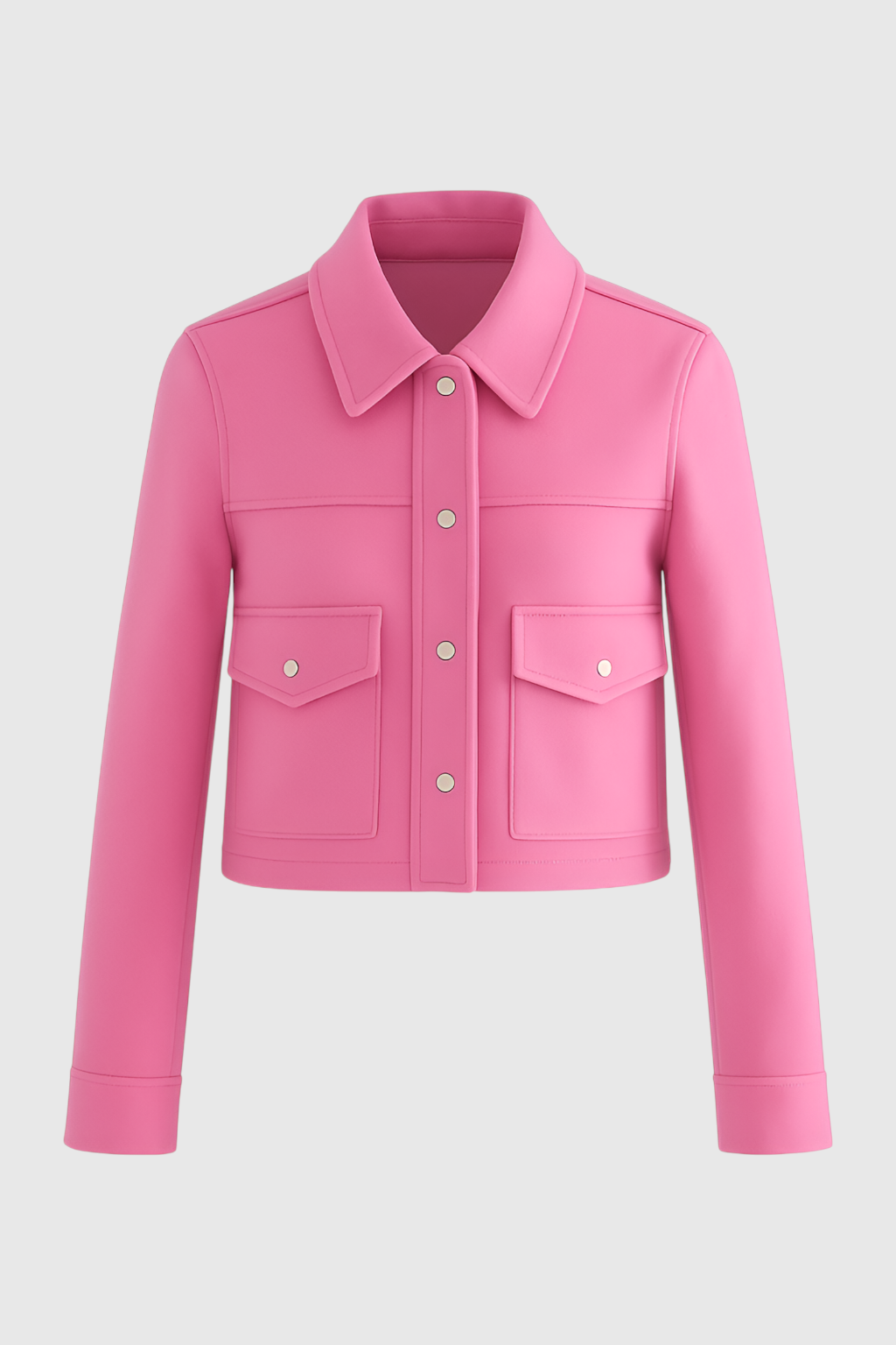 Victoria | Elegant Apricot Jacket with Classic Button Closure - Lumina
