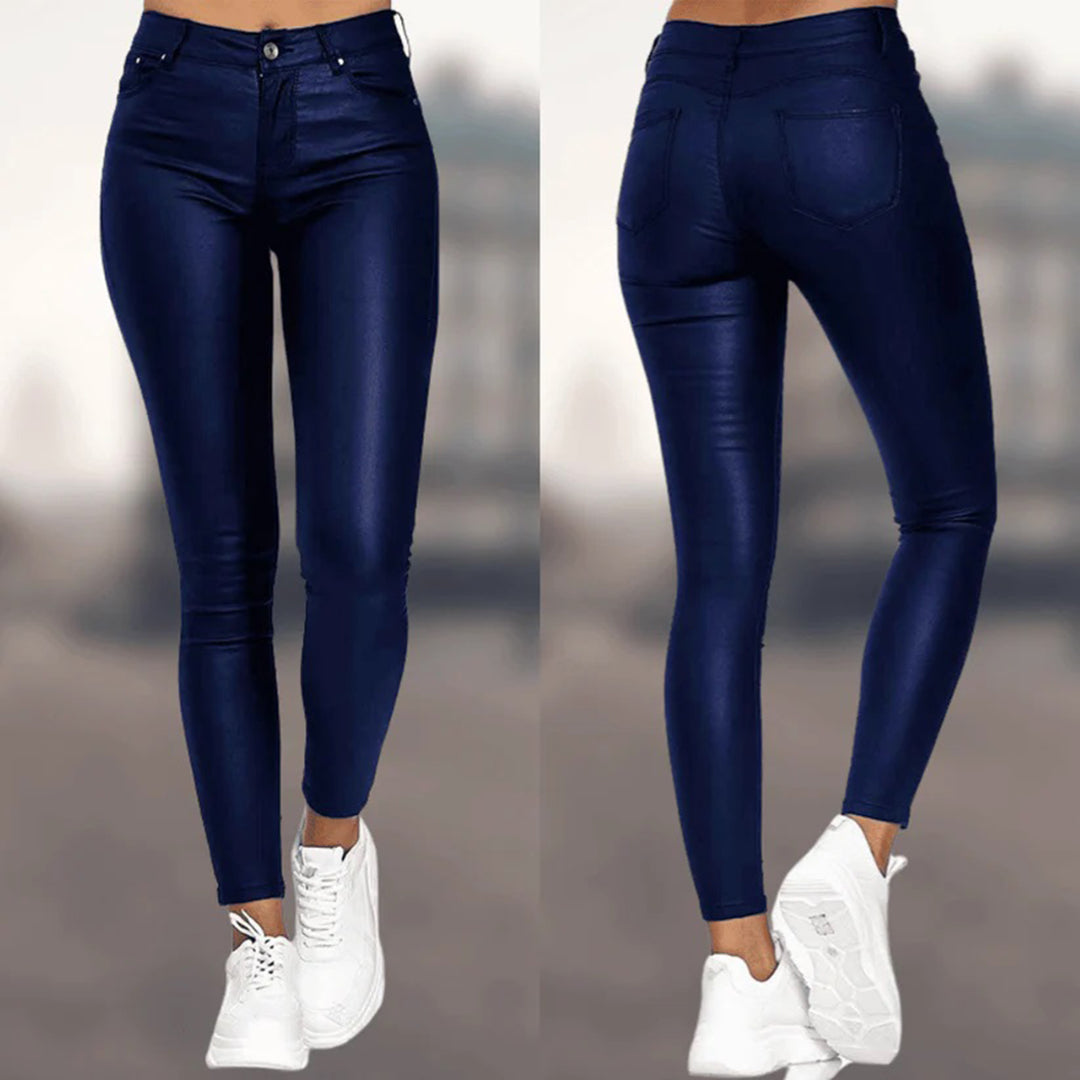 Victoria | Elegant Black Trousers with Comfortable Fit - Lumina
