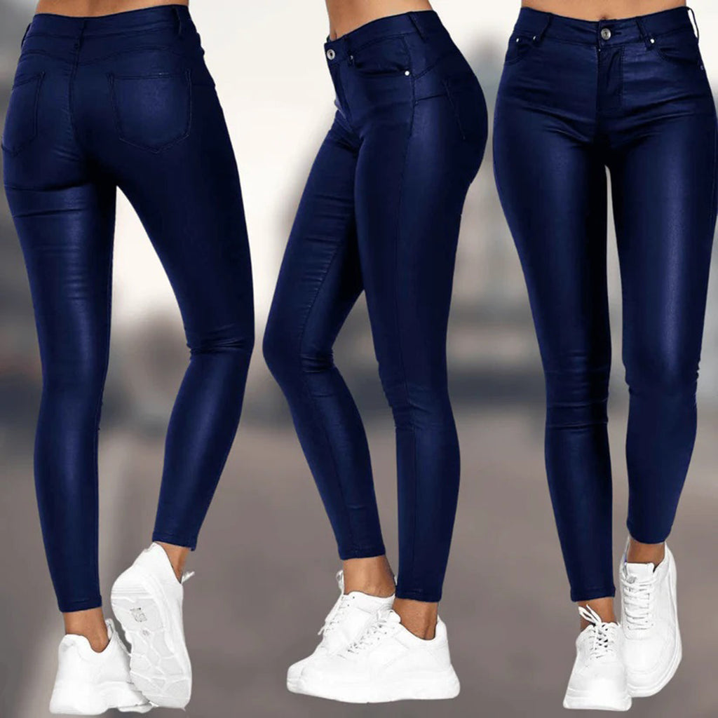 Victoria | Elegant Black Trousers with Comfortable Fit - Lumina