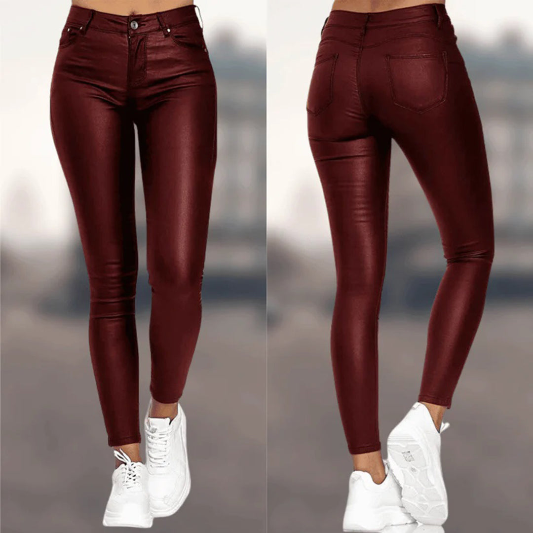 Victoria | Elegant Black Trousers with Comfortable Fit - Lumina