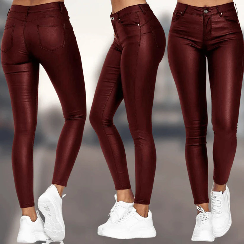 Victoria | Elegant Black Trousers with Comfortable Fit - Lumina