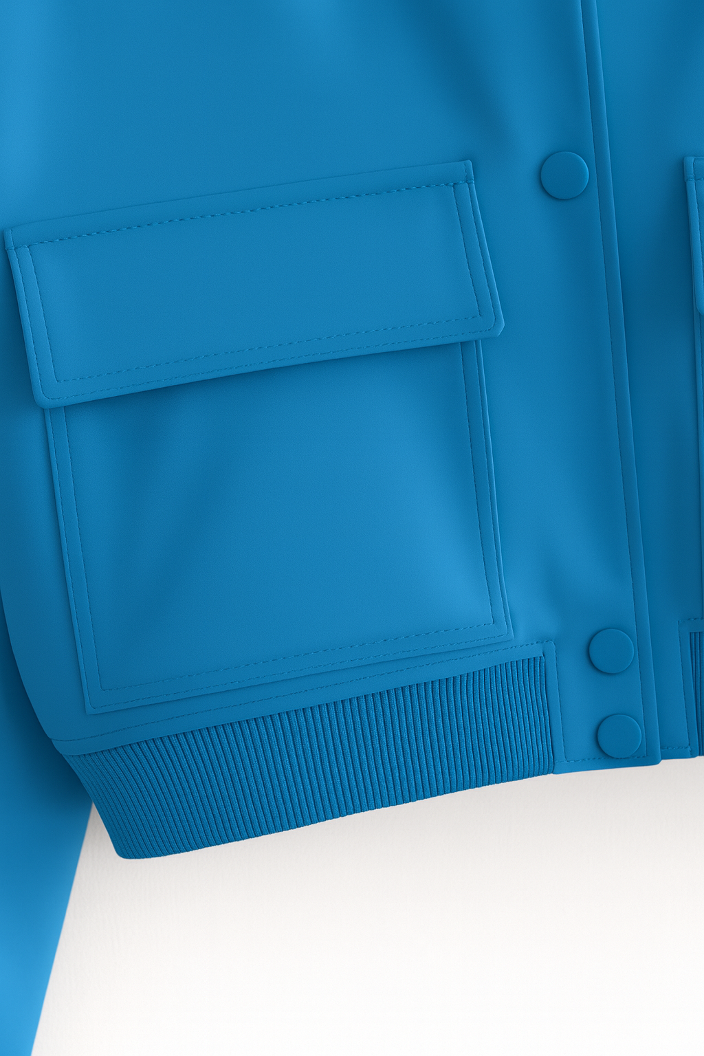 Victoria | Elegant Blue Bomber Jacket with Timeless Design - Lumina