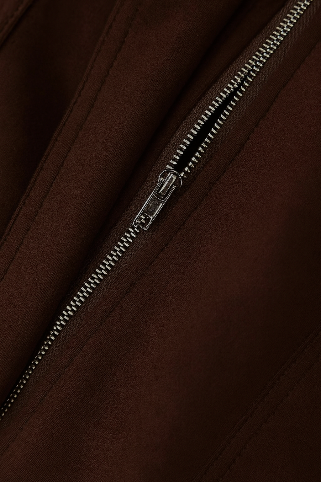 Victoria | Elegant Dark Brown Bomber Jacket with Versatile Style - Lumina