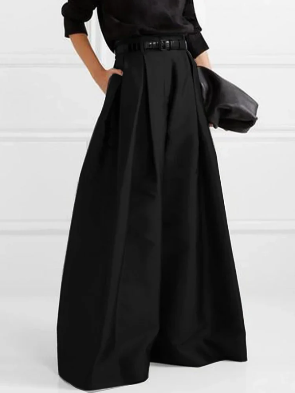 Victoria | Elegant High-Waisted Pleated Trousers - Lumina