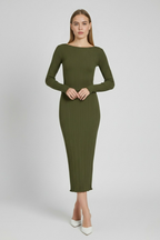 Victoria | Elegant Knitted Maxi Skirt Set with Flattering Fit - Lumina