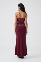 Victoria | Elegant Lace Mermaid Wedding Dress with Corset Back - Lumina