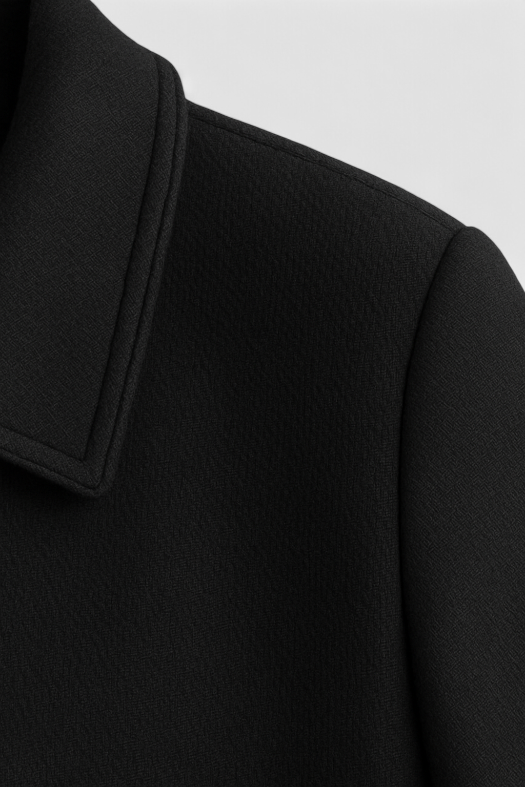 Victoria | Elegant Lightweight Black Windbreaker Jacket with Flattering Fit - Lumina