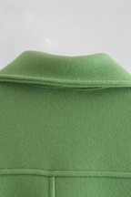 Victoria | Elegant Long Sleeve Jacket with Button Closure - Lumina
