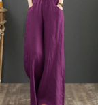Victoria | Elegant Loose-Fitting Trousers with Chic Design - Lumina