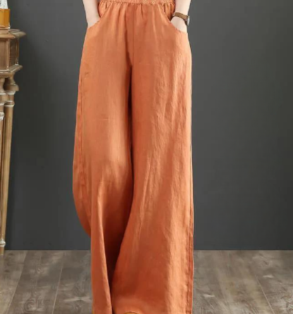 Victoria | Elegant Loose-Fitting Trousers with Chic Design - Lumina