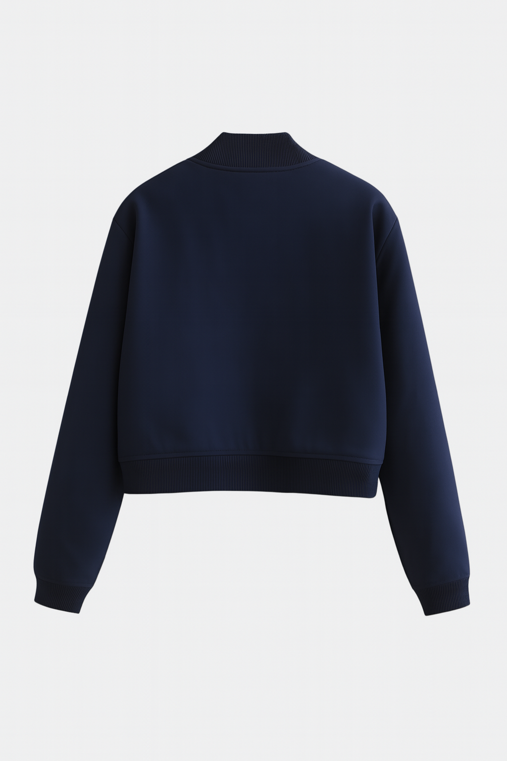 Victoria | Elegant Navy Bomber Jacket with Timeless Design - Lumina