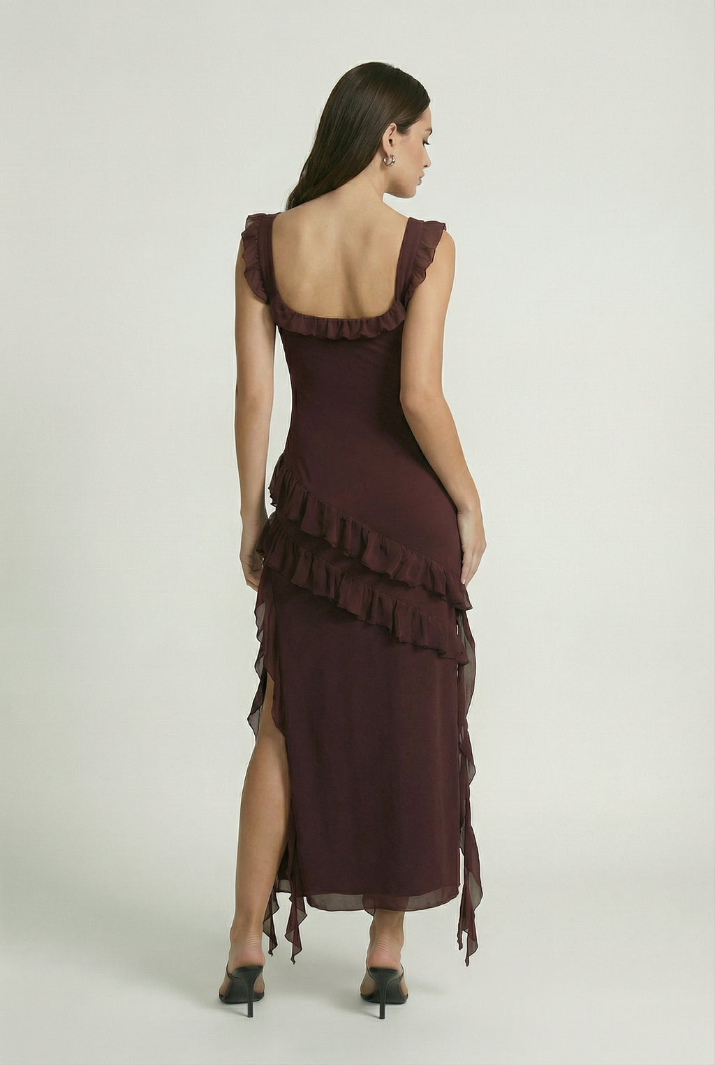 Victoria | Elegant Open Back Design with Flattering Silhouette Maxi Dress - Lumina