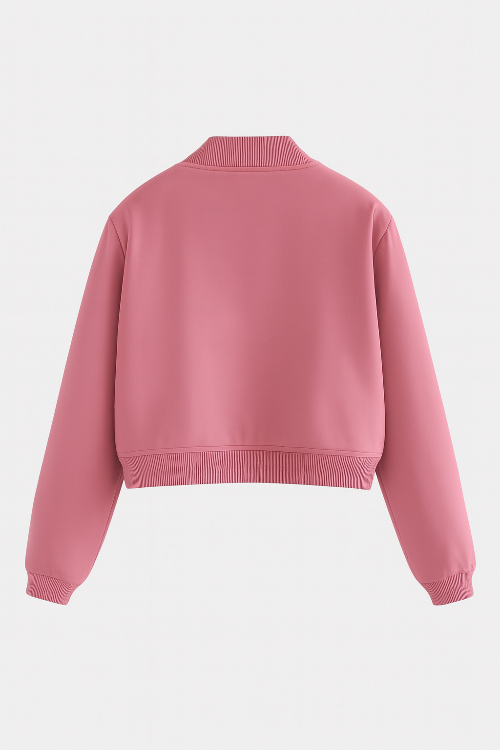 Victoria | Elegant Pink Bomber Jacket with Timeless Design - Lumina