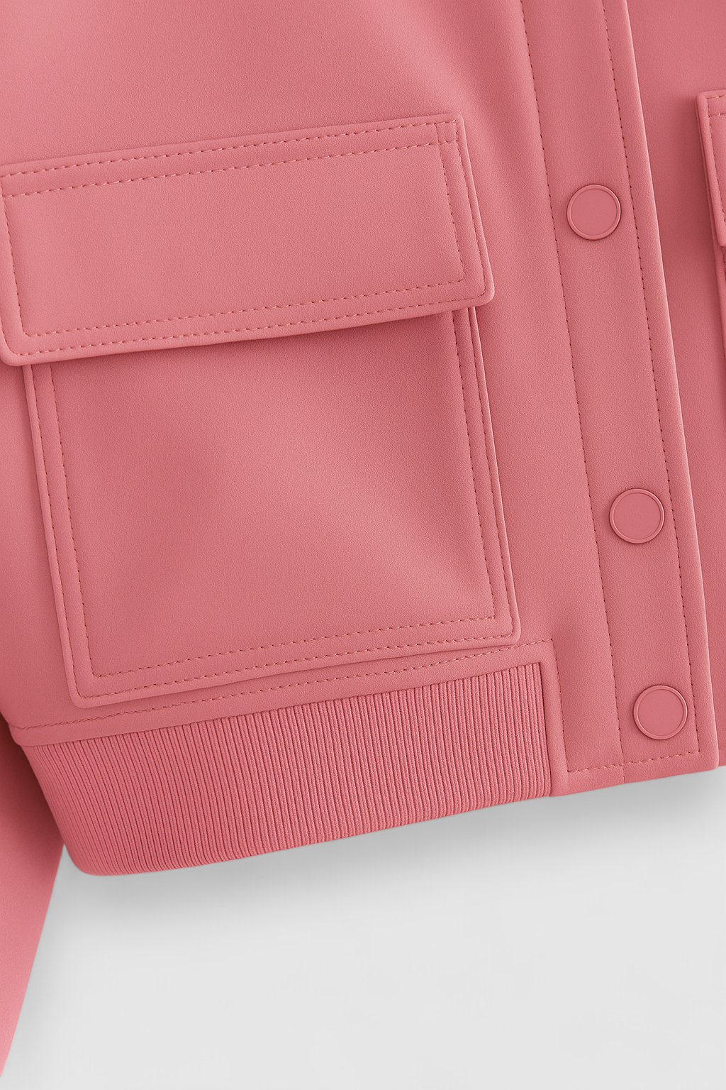 Victoria | Elegant Pink Bomber Jacket with Timeless Design - Lumina