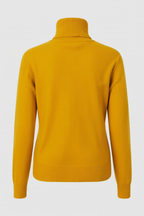 Victoria | Elegant Slim Fit Turtleneck Sweater in Grey - Lumina