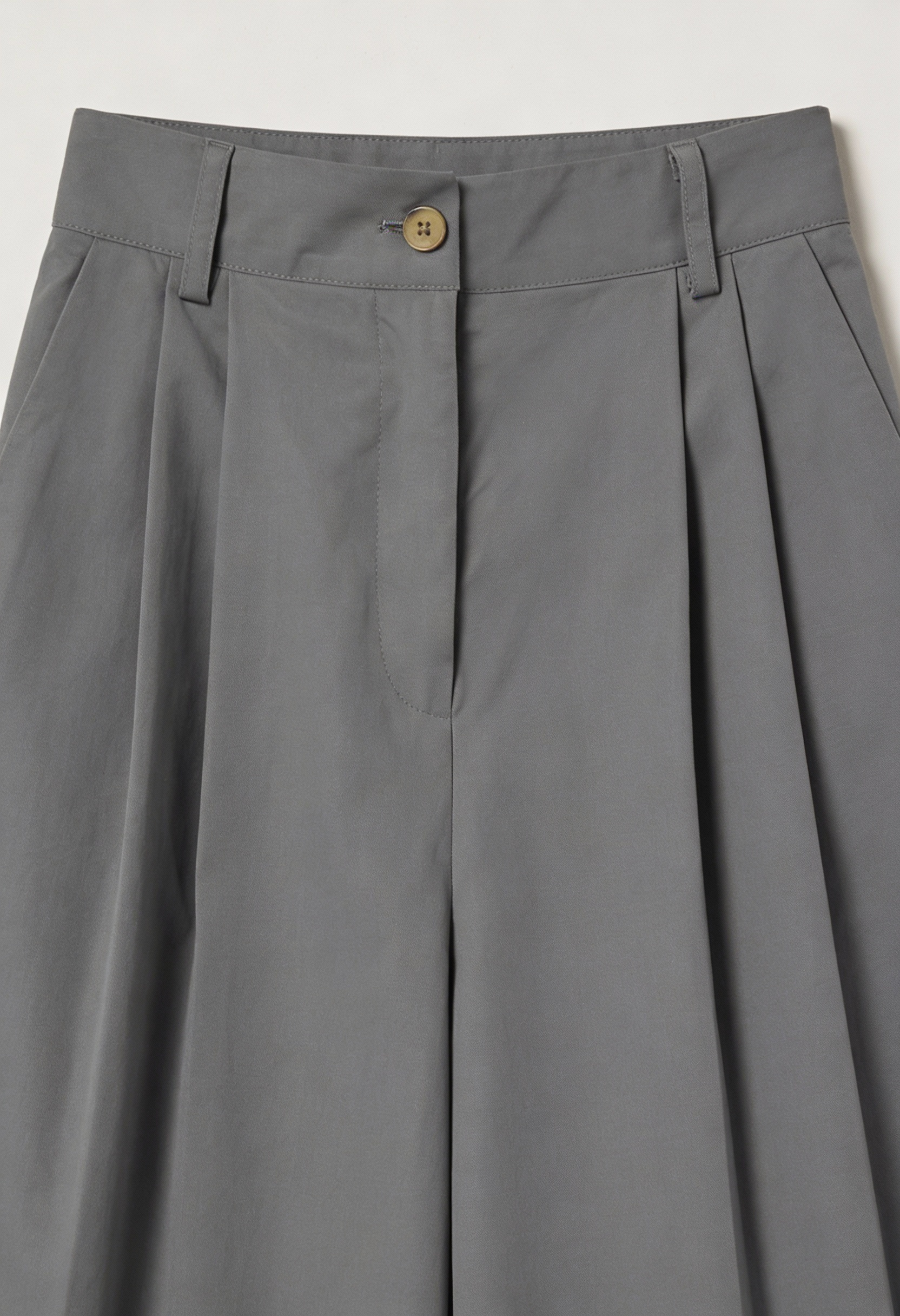 Victoria | Flowy High-Waist Palazzo Pants for Women in Gray - Lumina