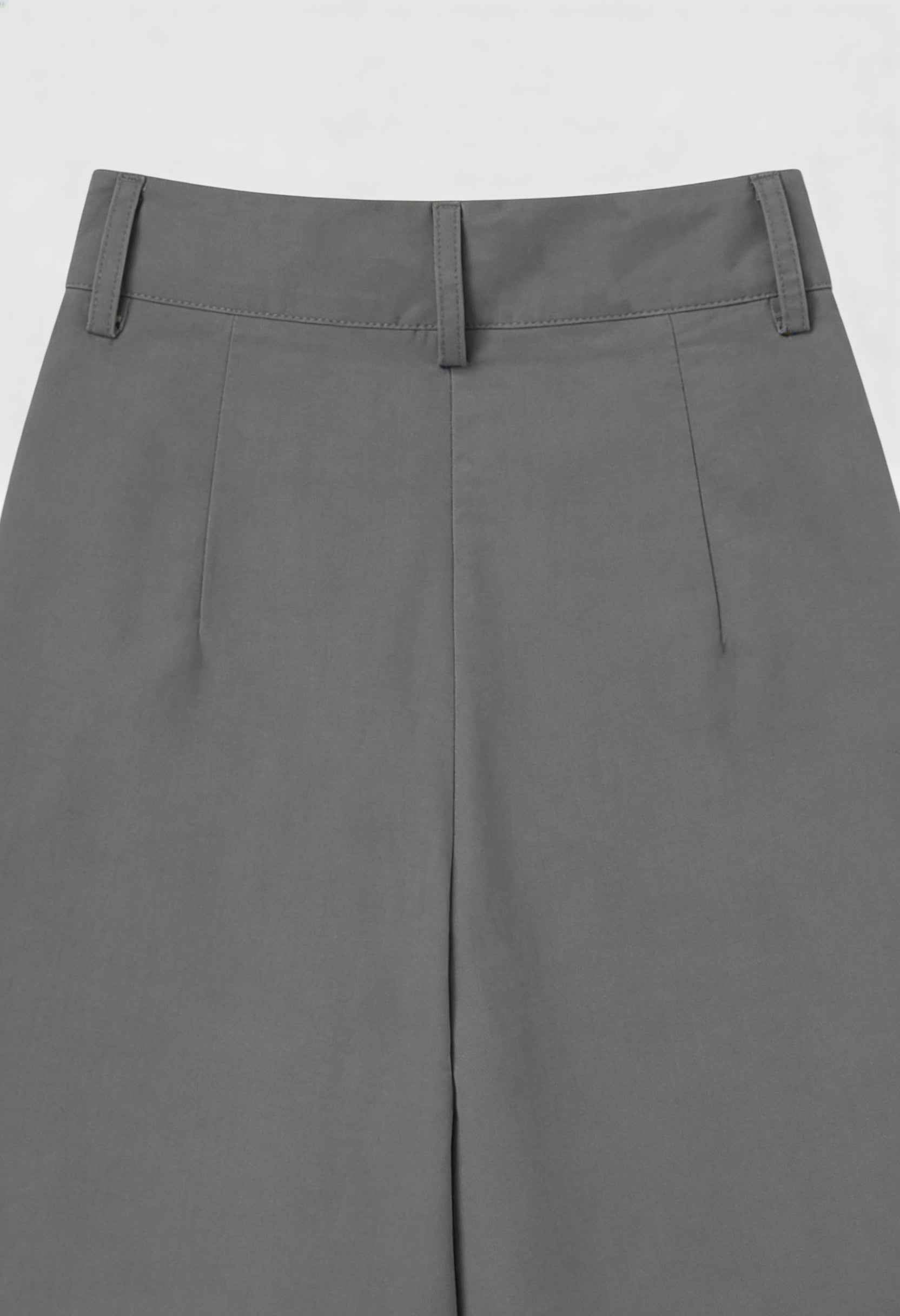 Victoria | Flowy High-Waist Palazzo Pants for Women in Gray - Lumina