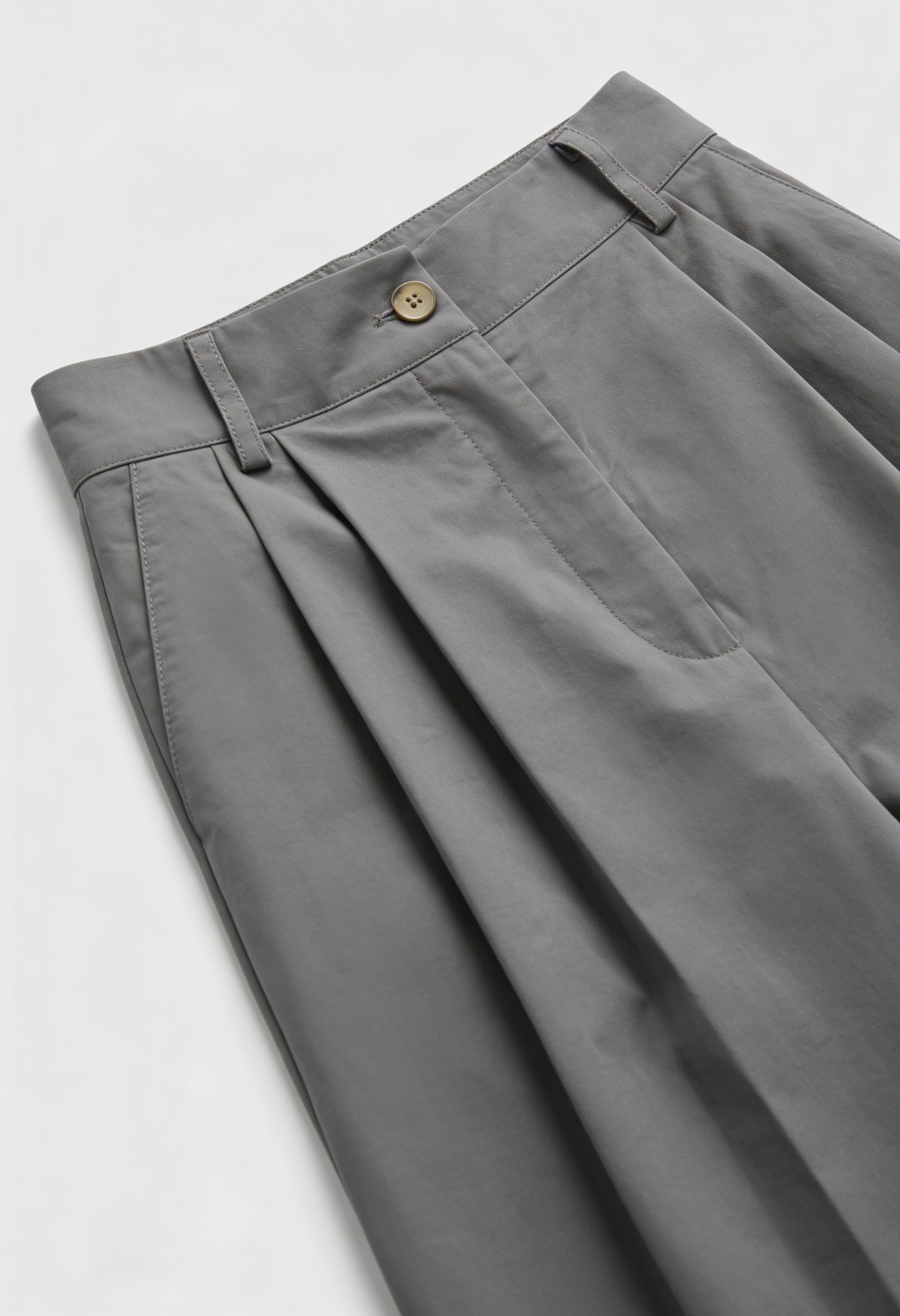 Victoria | Flowy High-Waist Palazzo Pants for Women in Gray - Lumina
