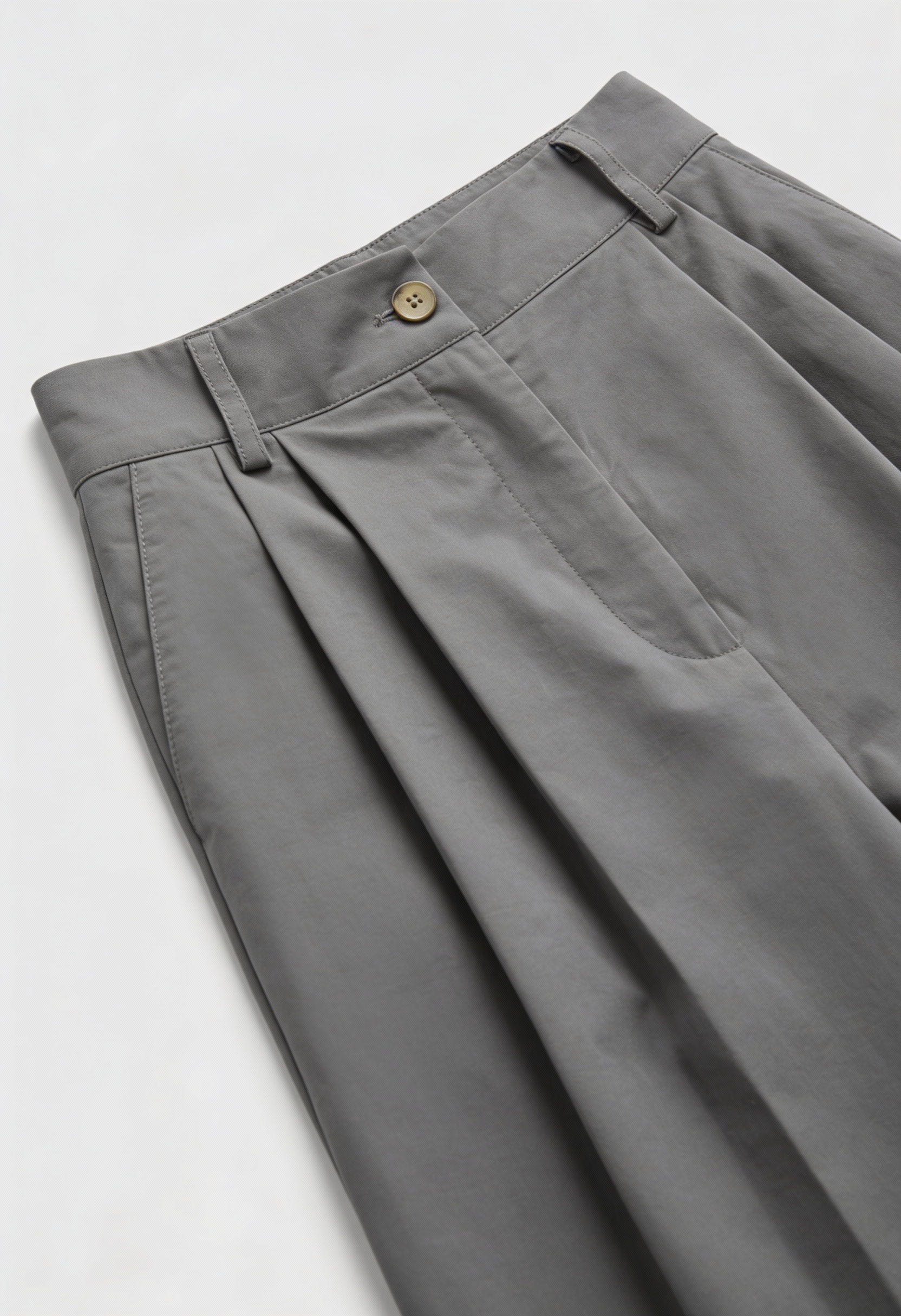 Victoria | Flowy High-Waist Palazzo Pants for Women in Gray - Lumina