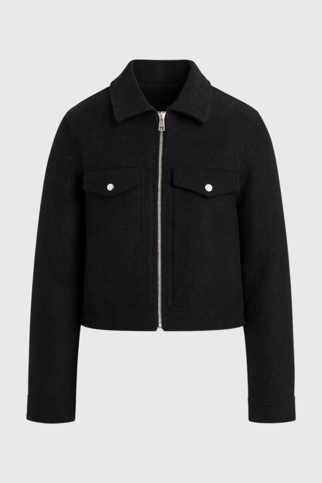 Victoria | Modern Cropped Jacket with Pockets - Lumina
