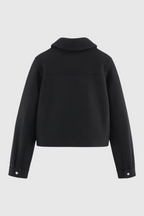 Victoria | Modern Cropped Jacket with Pockets - Lumina