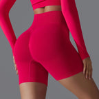 Victoria | Seamless High-Waisted Training Shorts - Lumina