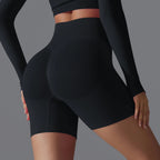 Victoria | Seamless High-Waisted Training Shorts - Lumina