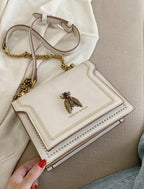 Victoria | Structured Elegant Chain Bag with Chic Detailing - Lumina