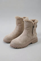 Victoria | Stylish Apricot Waterproof Boots with Comfortable Fit - Lumina