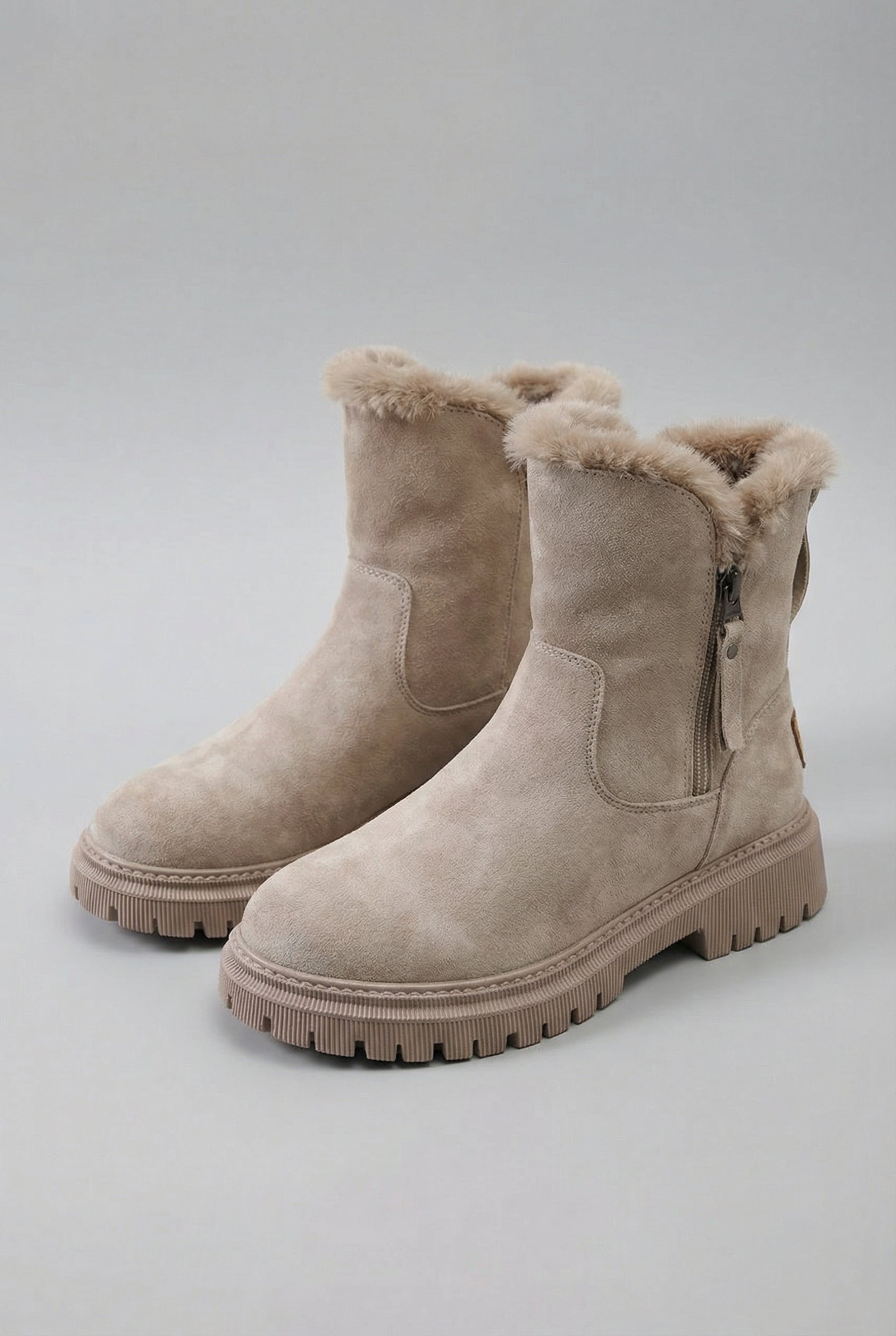 Victoria | Stylish Apricot Waterproof Boots with Comfortable Fit - Lumina