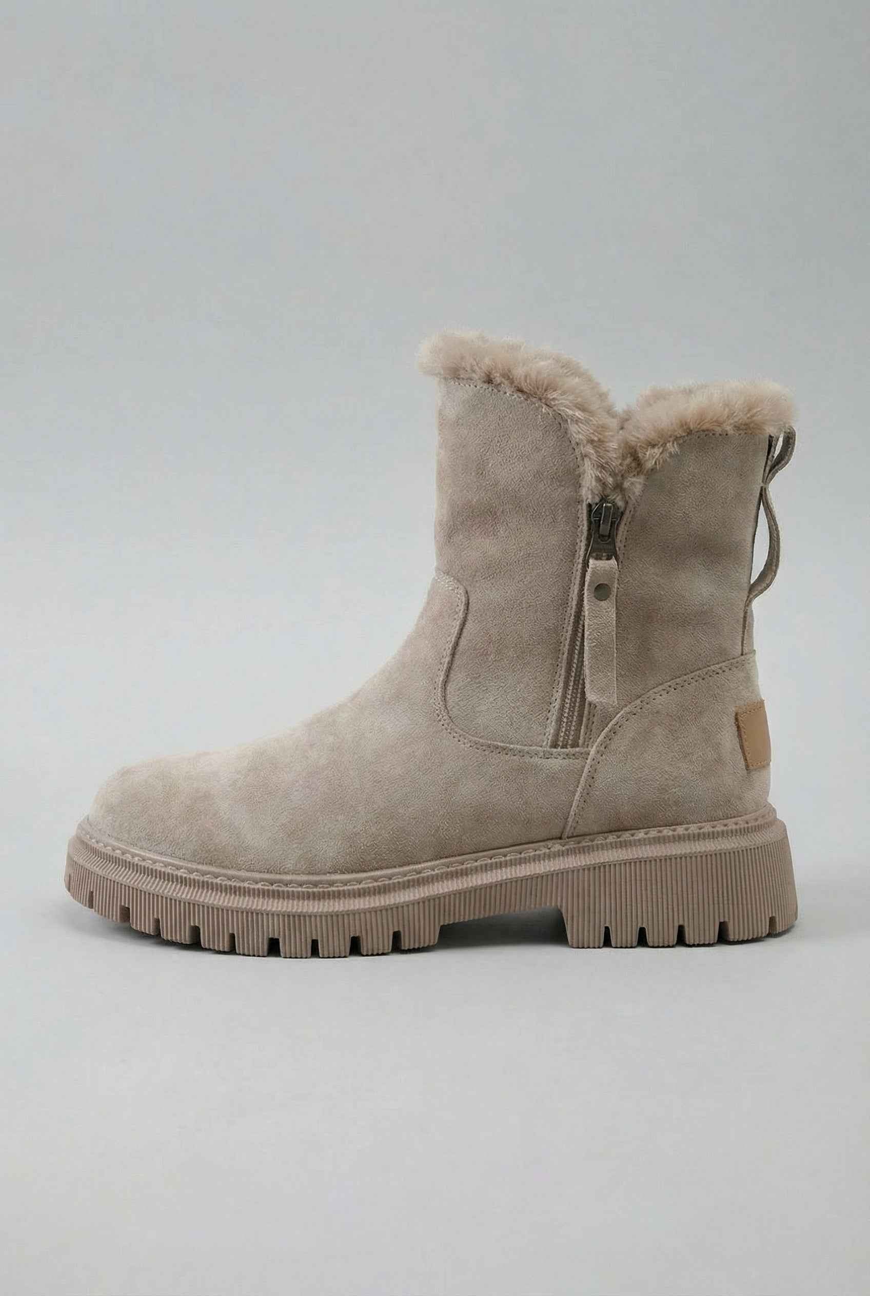 Victoria | Stylish Apricot Waterproof Boots with Comfortable Fit - Lumina