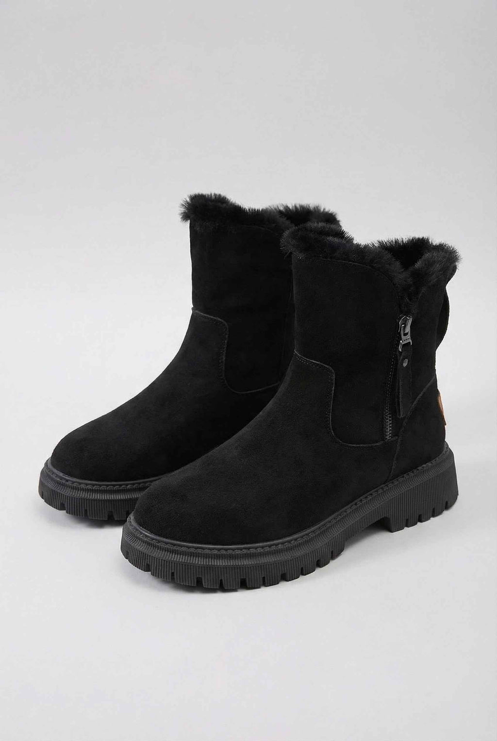 Victoria | Stylish Black Waterproof Winter Boots for Women - Lumina