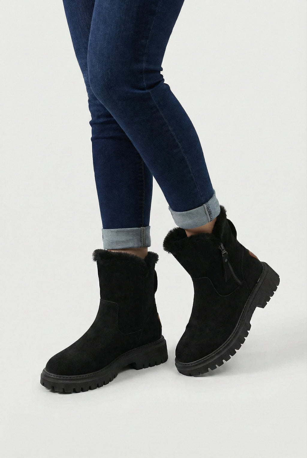 Victoria | Stylish Black Waterproof Winter Boots for Women - Lumina