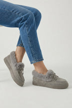 Victoria | Stylish Gray Cold Weather Boots with Comfortable Fit - Lumina