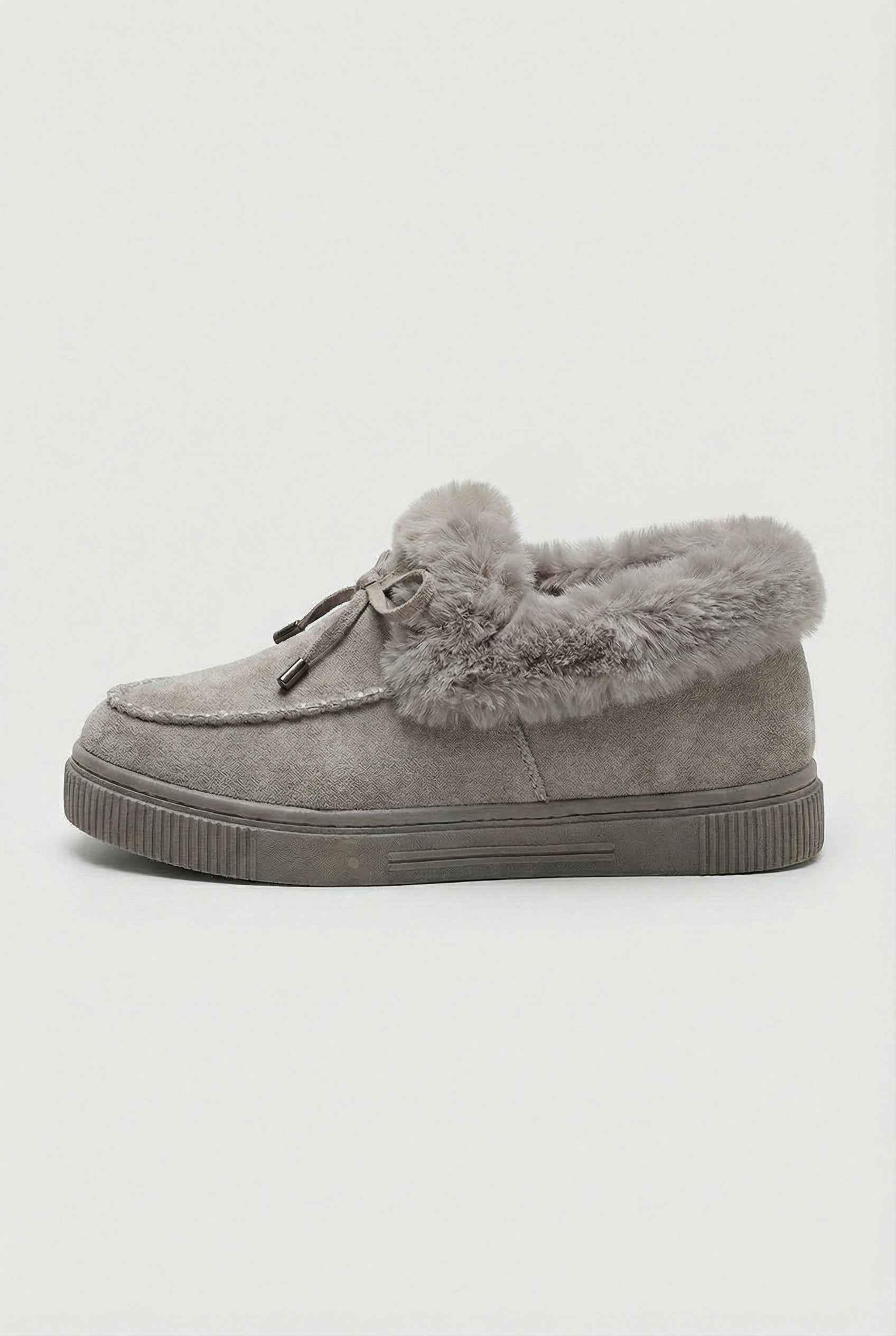 Victoria | Stylish Gray Cold Weather Boots with Comfortable Fit - Lumina