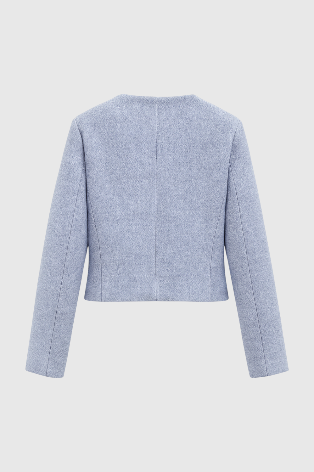 Victoria | Stylish Light Blue Short Jacket with Versatile Design - Lumina