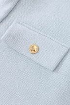 Victoria | Stylish Light Blue Short Jacket with Versatile Design - Lumina