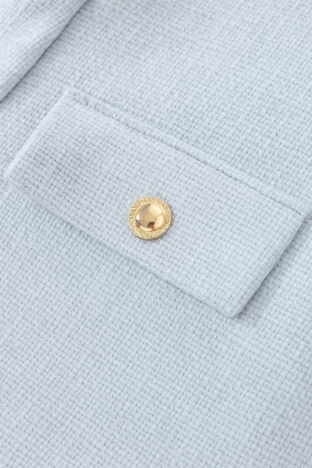 Victoria | Stylish Light Blue Short Jacket with Versatile Design - Lumina