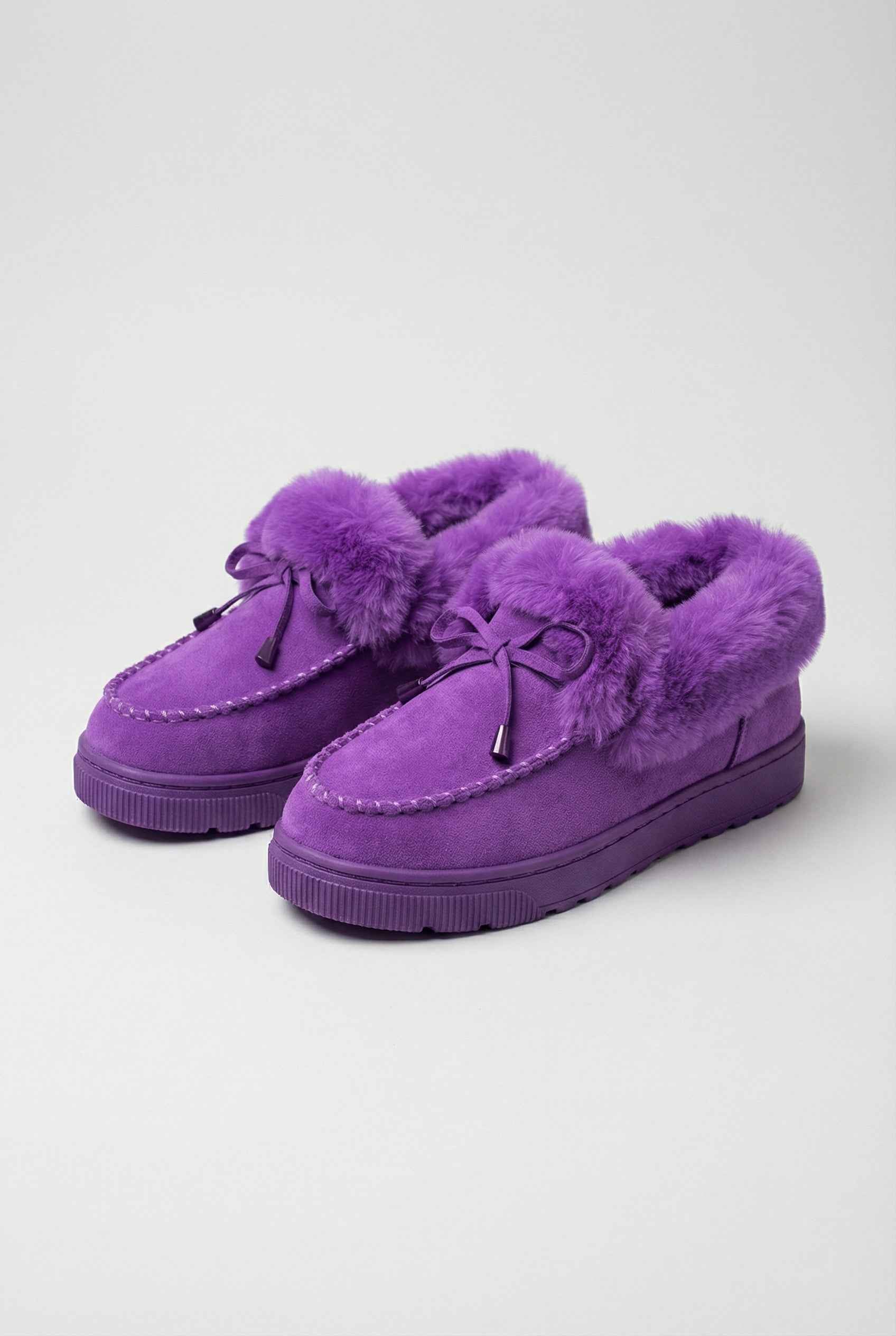 Victoria | Stylish Purple Winter Boots with Comfortable Fit - Lumina