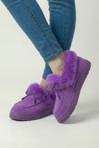 Victoria | Stylish Purple Winter Boots with Comfortable Fit - Lumina