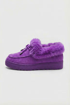 Victoria | Stylish Purple Winter Boots with Comfortable Fit - Lumina